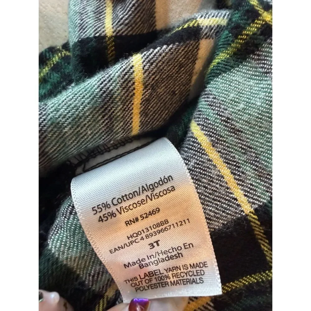 Boy's Toddler Flannel Shirt